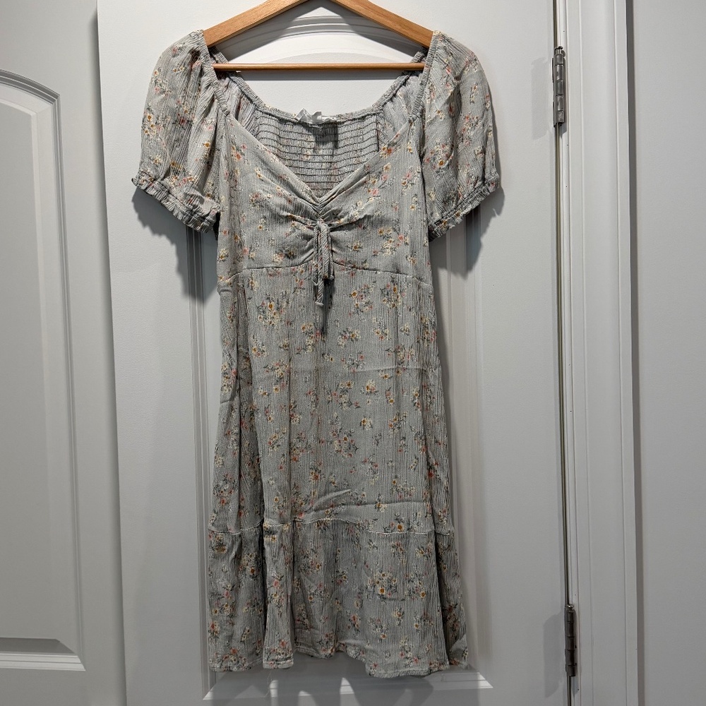 Juniors Short Sleeve Sun-Dress